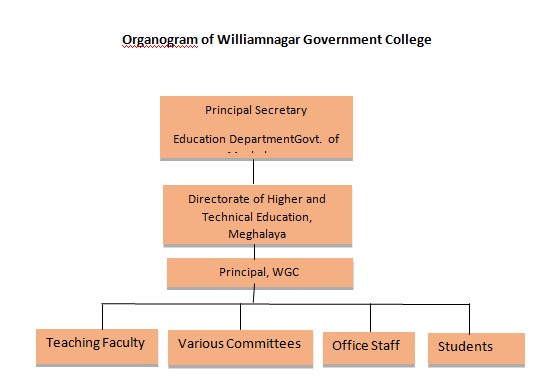 Organogram of Williamnagar Government College